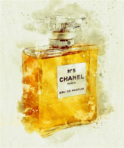 chanel no 5 painting